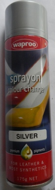Waproo Sprayon Silver Waproo Colour Change Sprayon Paint Leather Spray Paint